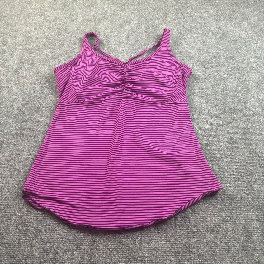 PRANA Women’s Purple/Maroon Lined Athletic Workout Tank Top size: Small